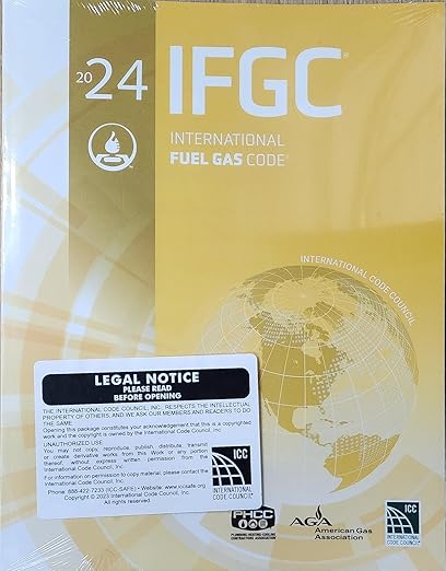 2024 International Fuel Gas Code , 2024 IFGC with Tab 2024 BY ICC